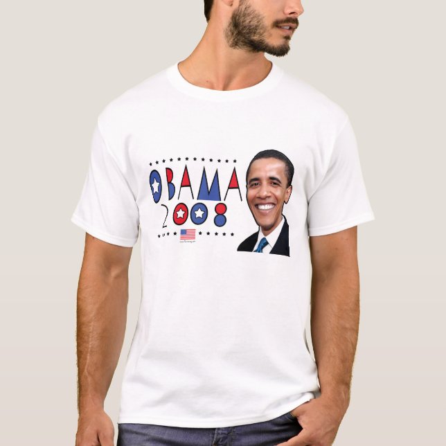 Abstract Obama Pic 2008 T-Shirt (Front)