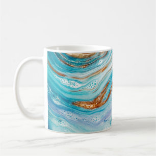 Abstract ocean- ART. Natural Luxury. Style incorpo Coffee Mug