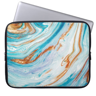 Abstract ocean- ART. Natural Luxury. Style incorpo Laptop Sleeve