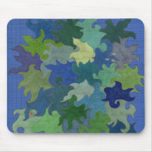 Abstract ocean mousepad