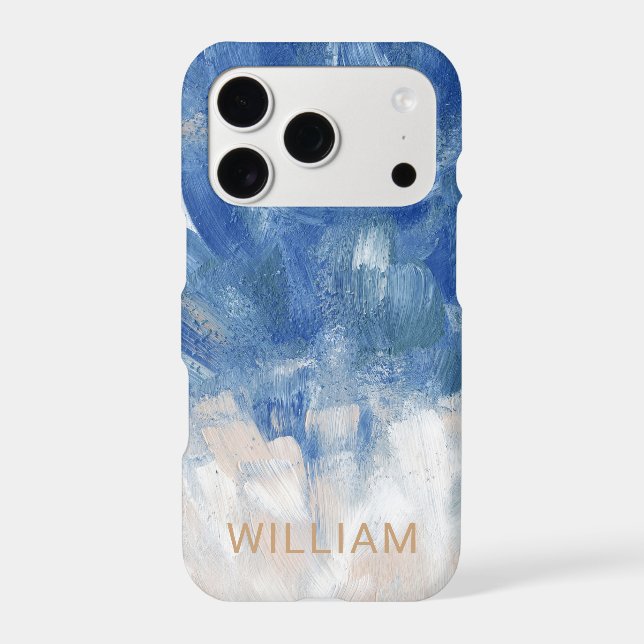 Abstract Ocean Personalised Name   (Back)