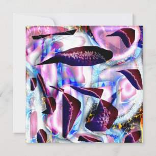 Abstract Ocean Postcard