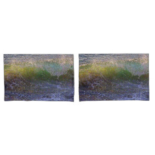 Abstract Ocean Wave Pillowcase