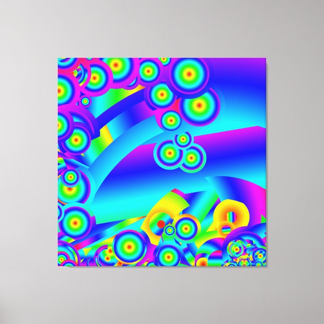 Abstract Ocean waves Canvas Print (Front)