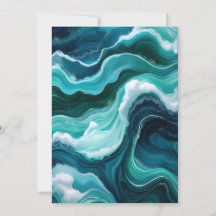 Abstract ocean waves