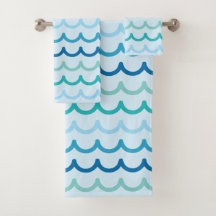 Abstract Ocean Waves Pattern