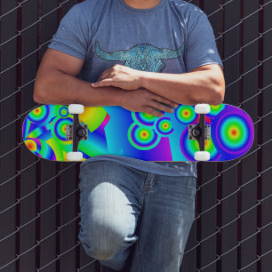 Abstract Ocean waves  Skateboard