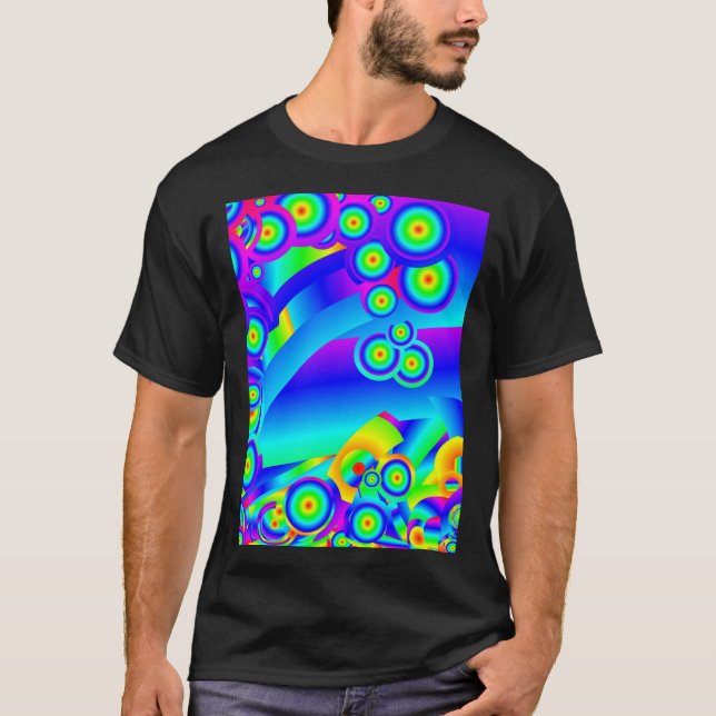 Abstract Ocean waves T-Shirt (Front)