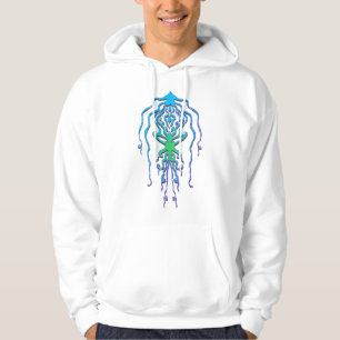 Abstract Octopus Tribal Squid Tattoo Design Hoodie