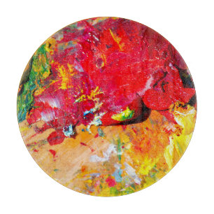 Abstract Of Colourful Artist Palette Cutting Board