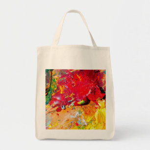 Abstract Of Colourful Artist Palette Tote Bag