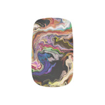 Abstract of colours Orquidia in darkness