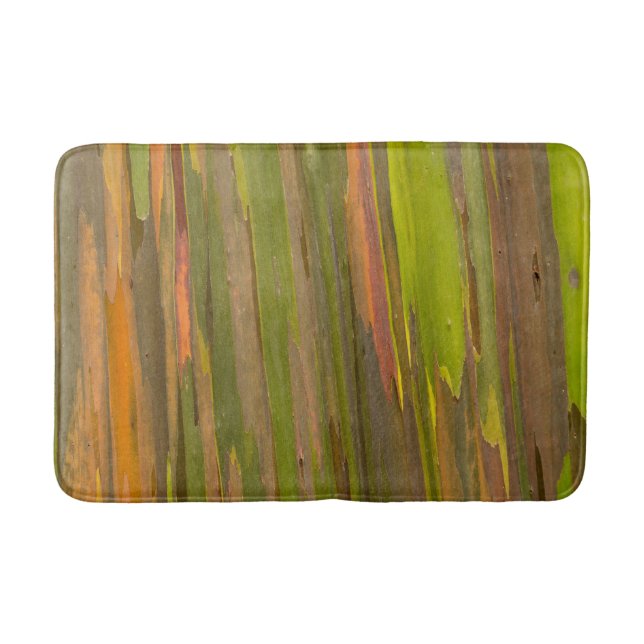 Abstract Of Eucalyptus Bark Bath Mat (Front)