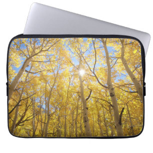 Abstract of Gilia Amidst Wildflowers   California Laptop Sleeve