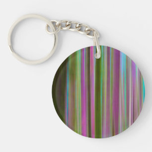 Abstract of Hoh Rain Forest at Dusk   Washington Key Ring