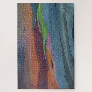 Abstract Of Rainbow Gum Tree Jigsaw Puzzle