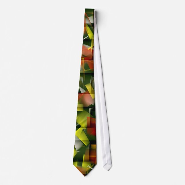 Abstract Oil & Acrylic Painting 5 Tie (Front)