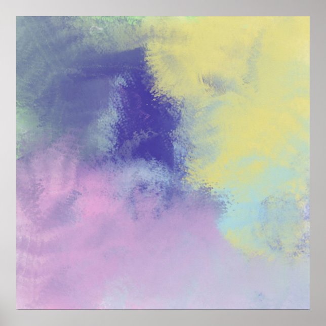 abstract oil art poster (Front)