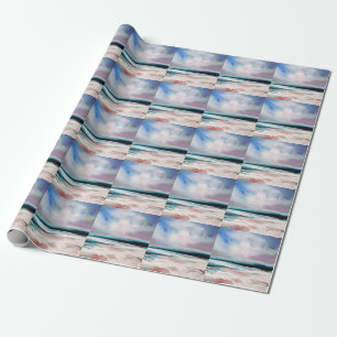 Abstract Oil Canvas: Contemporary Texture Wrapping Paper