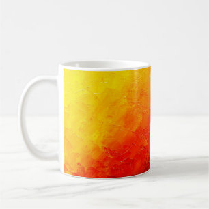 abstract oil paint texture on canvas, background coffee mug