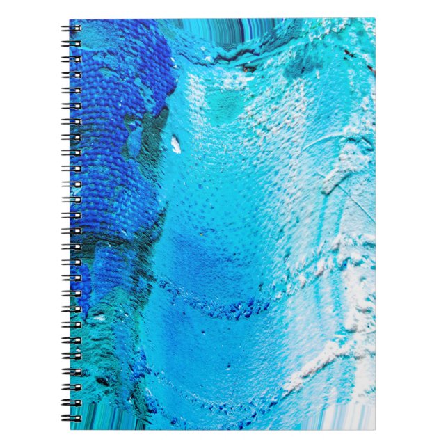 Abstract oil paint texture on canvas, background.  notebook (Front)