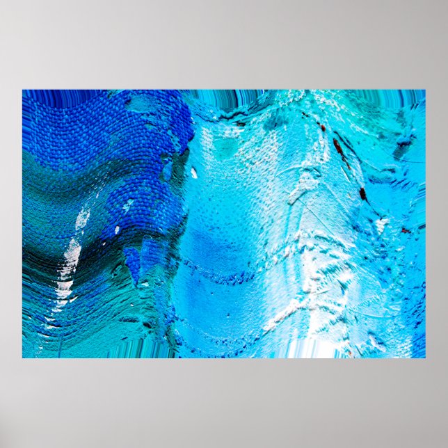 Abstract oil paint texture on canvas, background.  poster (Front)