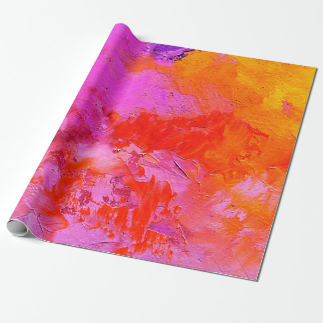 abstract oil paint texture on canvas, background wrapping paper (Unrolled)
