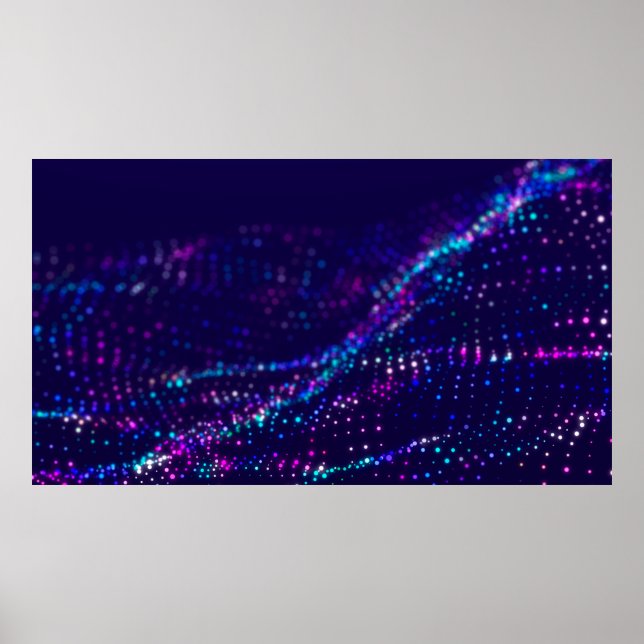 abstract oil paint texture on canvas, backgroundba poster (Front)