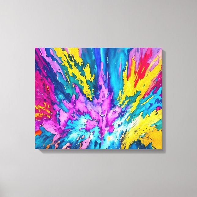  Abstract oil painting Canvas Print (Front)