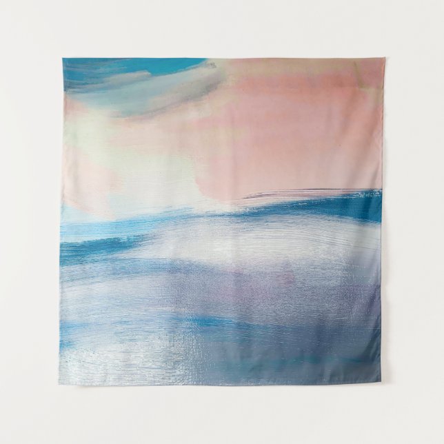 Abstract oil painting, canvas texture. tapestry (Front)
