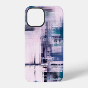Abstract oil painting on canvas, hand drawn artwor iPhone 12 case