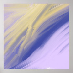 abstract oil painting poster