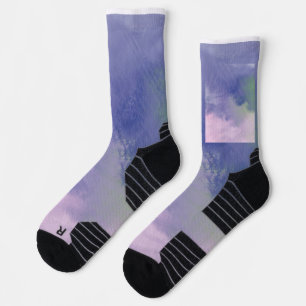 abstract oil painting socks