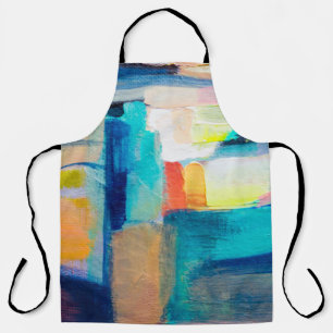 Abstract Oil-Texture Artistry Apron