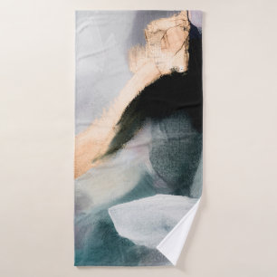 Abstract oil texture background. Paint on canvas.  Bath Towel