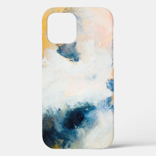 Abstract oil texture background. Paint on canvas.  iPhone 12 Case