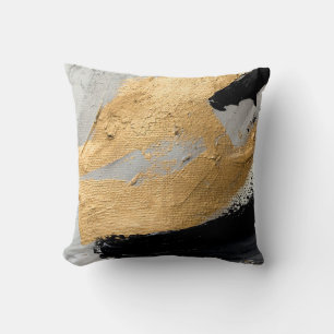 Abstract Oil Texture: Canvas Art Cushion