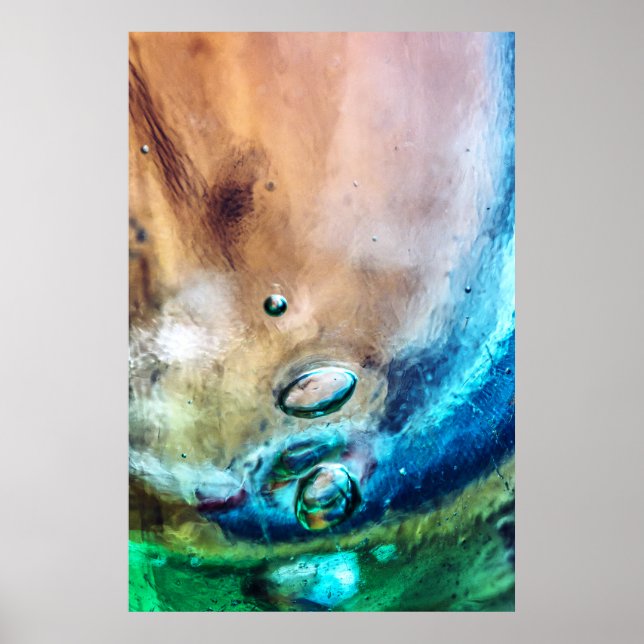 Abstract Old Glass Poster (Front)