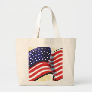 Abstract Old Glory Tote Bag