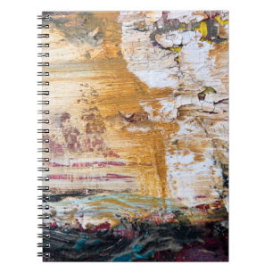 Abstract Old painting cracked textureabstract,agin Notebook