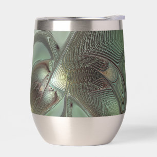 Abstract Olive Sage Green Grey Fractal Art Fantasy