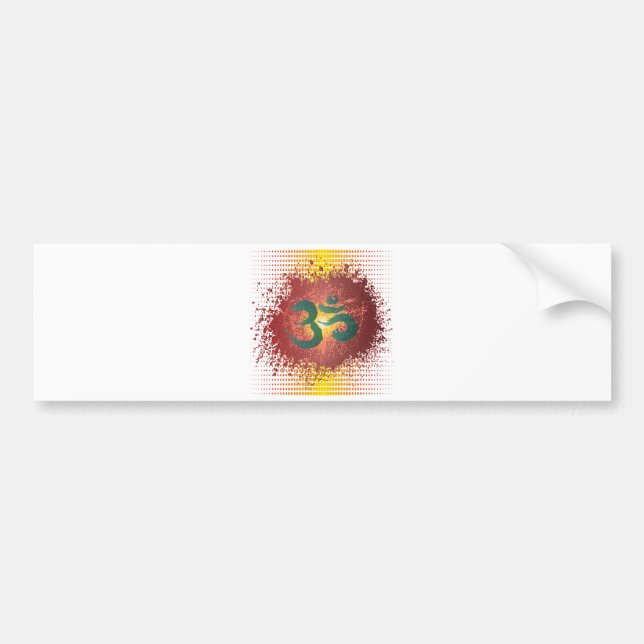 Abstract-Om 1 Bumper Sticker (Front)