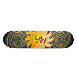 ABSTRACT OM SKATEBOARD