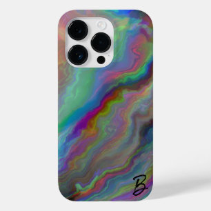 Abstract Opal Agate Personalised Phone Case