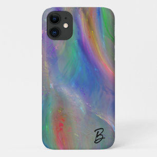 Abstract Opal Personalised Phone Case
