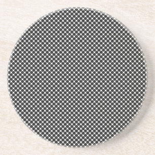 Abstract Optical Dots Sandstone Coaster