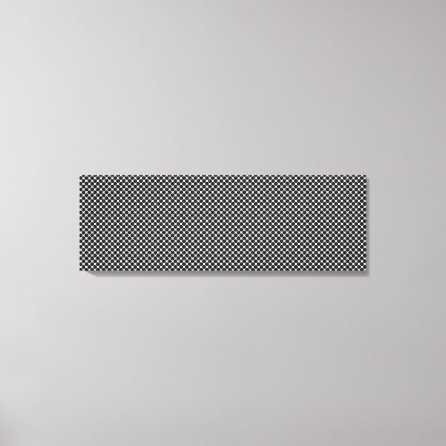 Abstract Optical Dots Wrapped Canvas Print (Front)