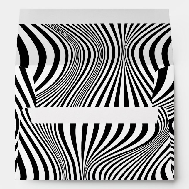 Abstract Optical Illusion Background Envelope (Back (Bottom))