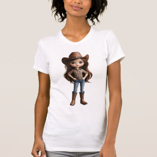 Abstract Optical Illusion Wave Portrait Women's T- T-Shirt