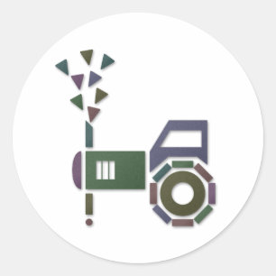 Abstract-or Classic Round Sticker